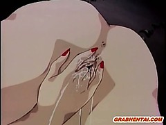 Hentai girls self masturbating and groupfucking